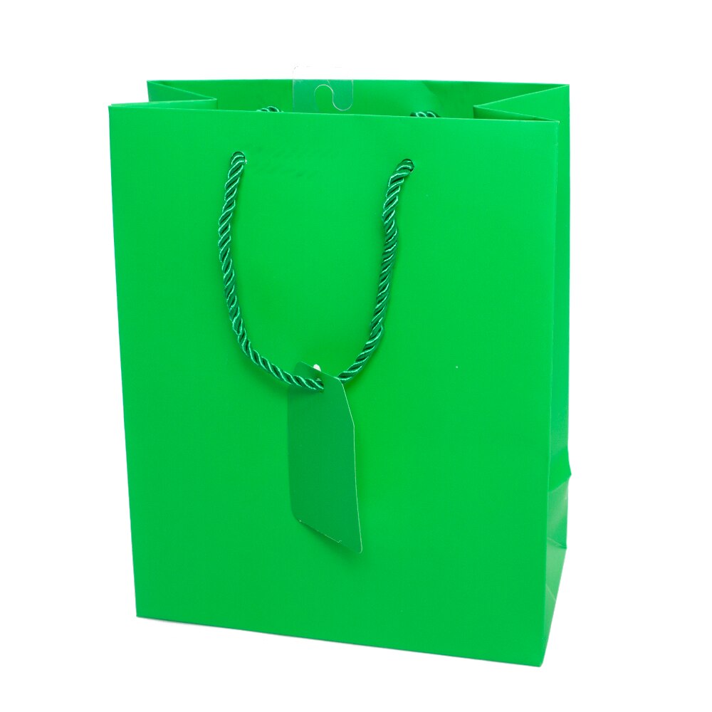 Jillson, Matte, Medium, Tote, Gift Bag, Green
